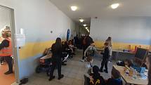 Krajské asistenční centrum pomoci Ukrajině ve Zlíně přijme denně okolo 400 lidí z Ukrajiny, kteří odešli před válkou do Česka. Především ženy a děti.