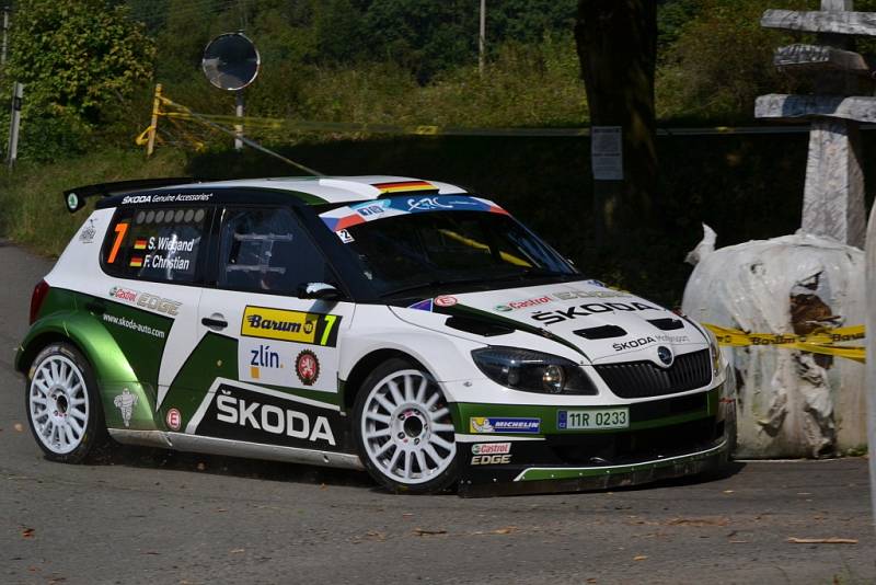 Barum Rally: Průjezd 3 RZ Troják. Wiegand Sepp