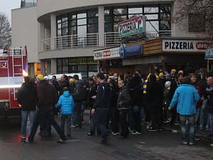 Fotbalová atmosféra ve Zlíně