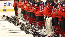 USA - Kanada. Finále MS hokejistek do 18 let ve Zlíně