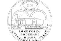 Jedna z medailí připomene i 150. výročí zahájení provozu první podzemní dráhy, kterou byla londýnská Metropolitan railway. Kresebný návrh zpracoval výtvarník Luboš Charvát.