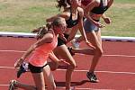 Odznak Všestrannosti Olympijských Vítězů krajské kolo na atletickém stadionu TJ Jiskra. Sprint 60 m