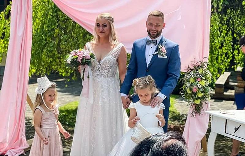 Fotbalista Fastavu Zlín Antonín Fantiš se o víkendu oženil. Foto: facebook Antonína Fantiše