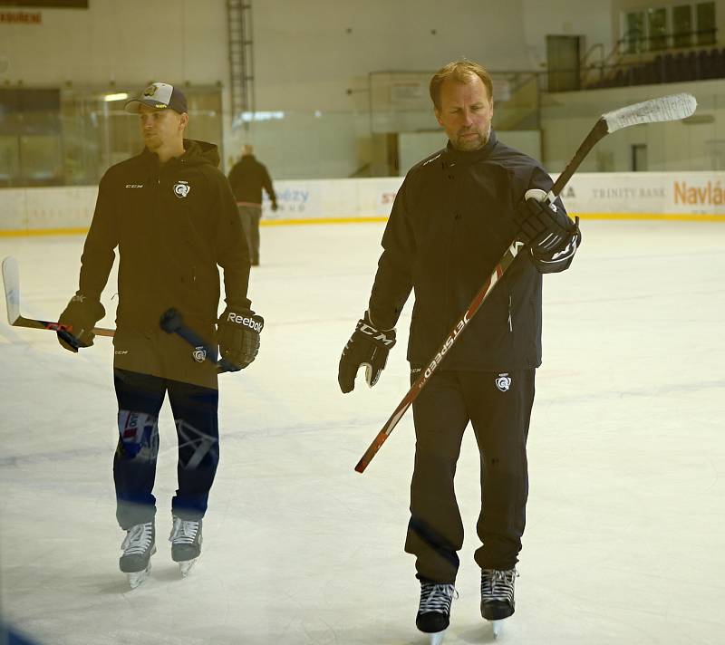 Hokejisté Zlína ve čtvrtek dopoledne poprvé vyjeli na led.