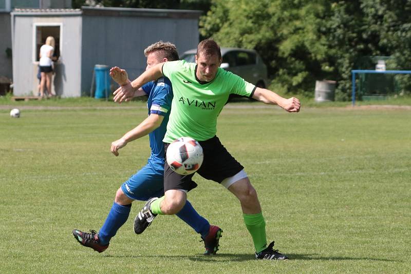 Fotbalisté Lužkovic - Želechovic ve 25. kole krajské I. B třídy doma zdolali Malenovice 5:2.