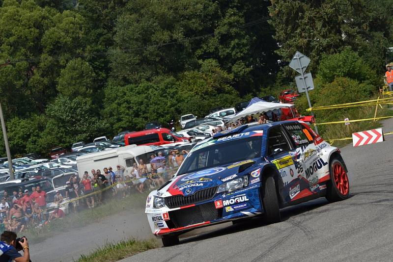 Nedělní etapa Barum Czech Rally Zlín 2017 - RZ 12 Košíky a RZ 14 Pindula 