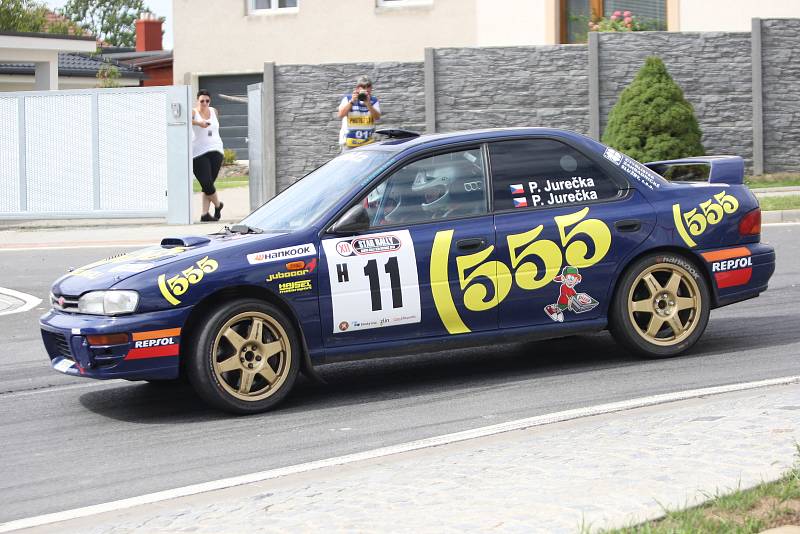 V rámci 49. ročníku Barum Czech Rally Zlín se jel vložený závod Rally Historic.