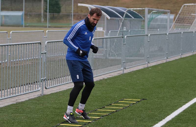 Zahájení zimní přípravy fotbalistů Zlína na Vršavě