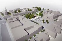 Vítězný návrh na proměnu zlínského náměstí Míru.