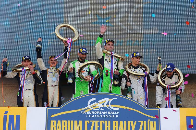 Barum Czech Rally Zlín 2019  cíl