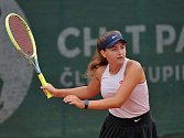 Šestnáctiletá tenistka Terezie Prici hájí barvy klubu Jiskry Otrokovice.