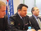 Policejní prezident Tomáš Tuhý při tiskové konferenci ve Zlíně