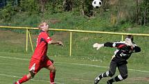 Fotbal Zlín B (ve žlutomodrém) - Blansko.