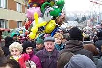 Lešetínský fašank si pravidelně nenechají ujít stovky lidí. Ilustrační foto