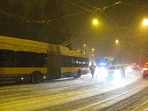Dopravní situace ve Zlíně 31. 1. 2017