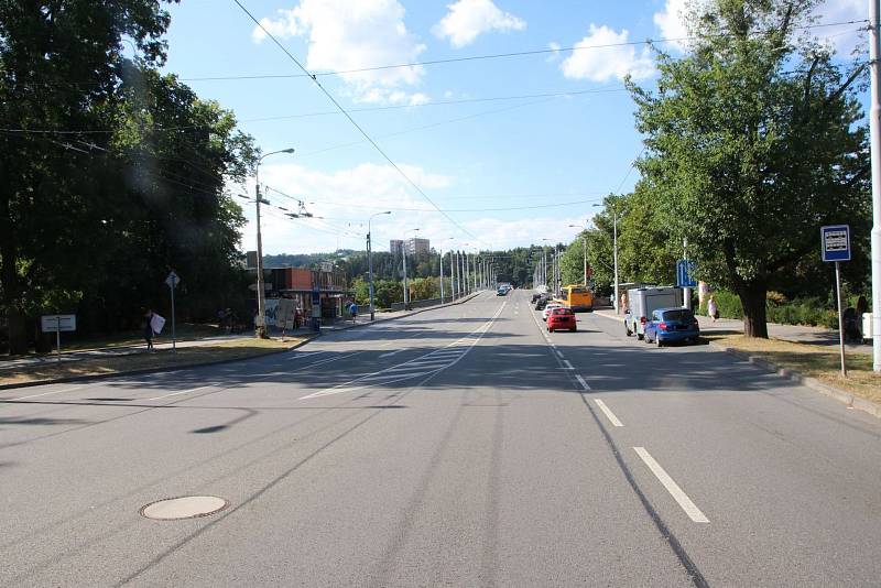 Zlínská policie pátrá po svědkovi, který zachránil muže. Místo události.