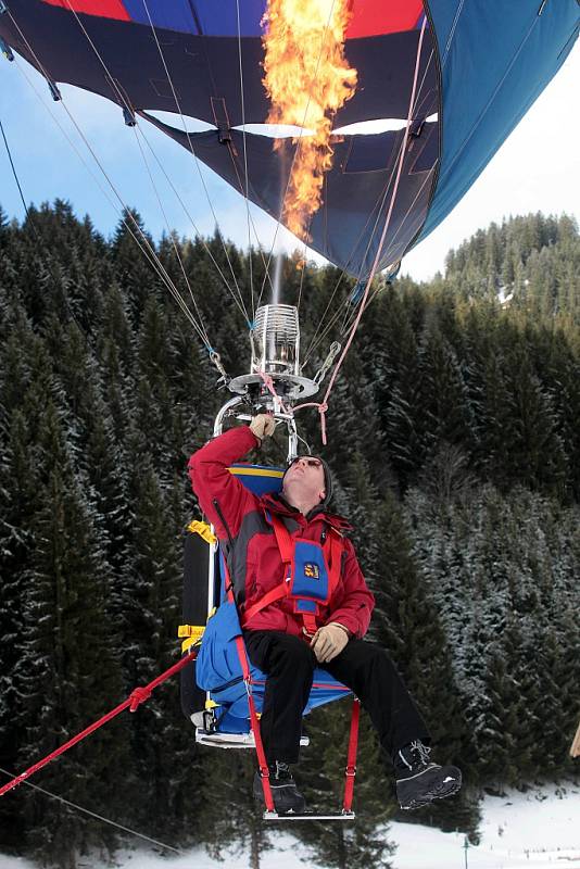 6. Hanneshof Balloon Trophy Filzmoos 2015  Mezinárodní setkání balonářů v v Alpách v Rakousku. Jednomístný horkovzdušný balon.