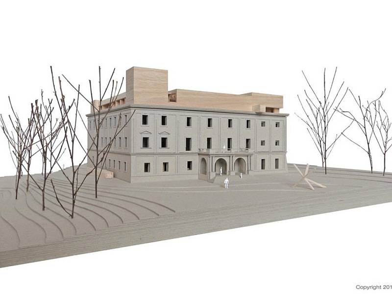 Vizualizace rekonstrukce zlínského zámku