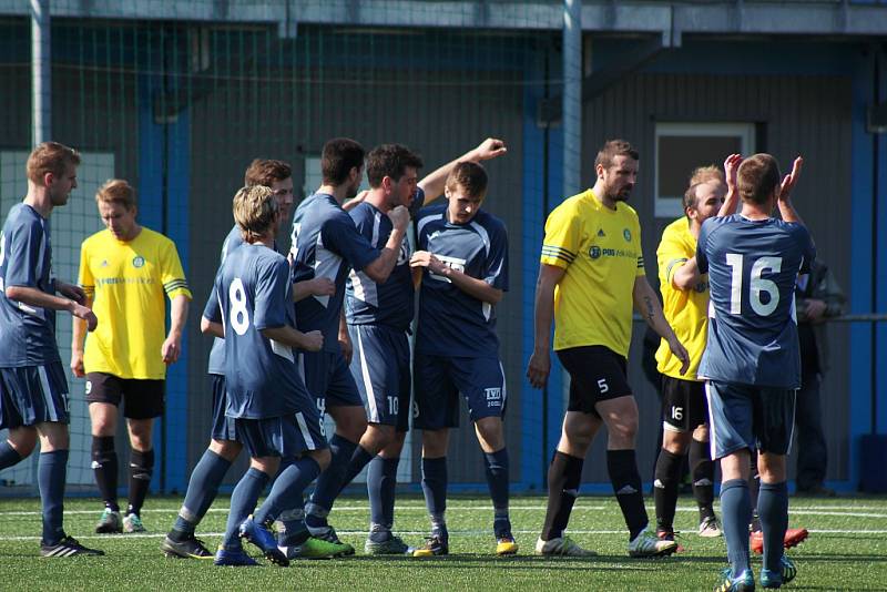 Fotbalisté Slavičína porazili Velkou Bíteš 2:1.