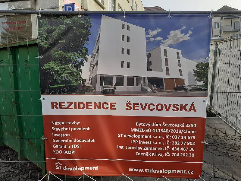 Výstavba Residence Ševcovská.