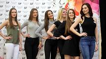 Miss Face 2017 obchodní centrum Zlaté Jablko ve Zlíně.