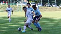 Fotbalisté Kostelce odehráli derby proti Fryštáku. V divokém zápase prohráli 3:4.