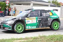 V rámci 49. ročníku Barum Czech Rally Zlín absolvovali v sobotu dopoledne jezdci rychlostní zkoušku Březová. Na snímku Jaromír Tarabus
