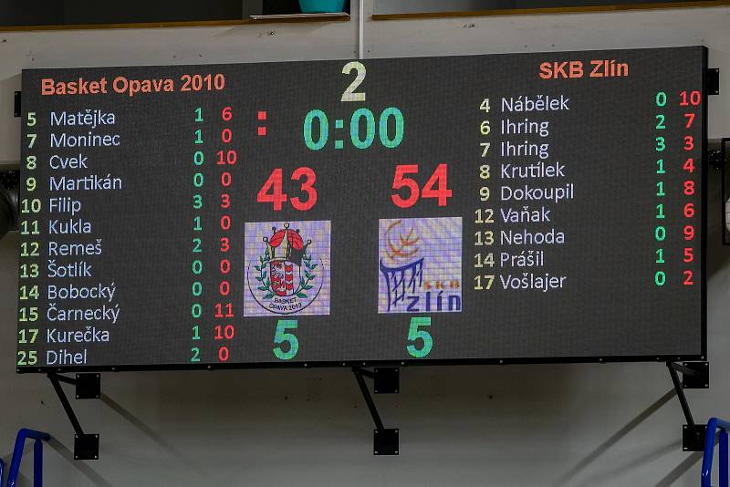 Basket Opava 2010 proti SKB Zlín
