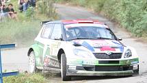 Barum rally: rychlostní zkouška ve Slušovicích