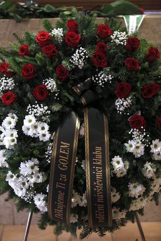 Pohřeb Jiřího Devátého v krematoriu na Lesním hřbitově ve Zlíně.