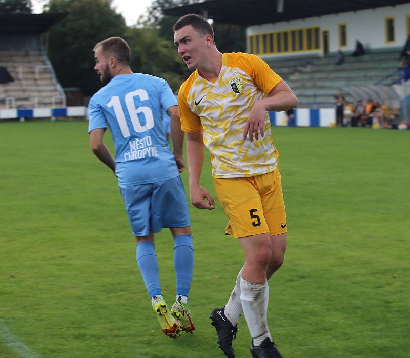 Fotbalisté Slušovic "B" doma zvítězili nad Chropyní 2:0.