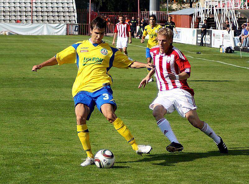 Fotbalisté Zlína ve druholigovém zápase prohráli na Viktorii Žižkov 0:1.