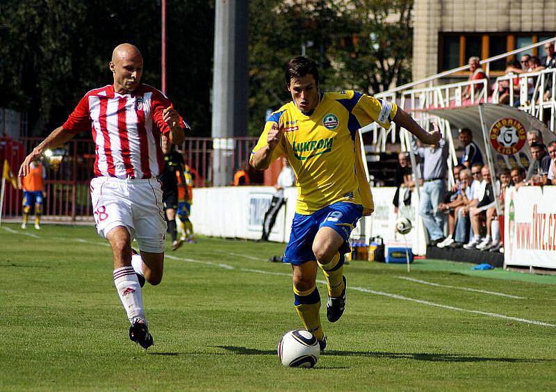 Fotbalisté Zlína ve druholigovém zápase prohráli na Viktorii Žižkov 0:1.