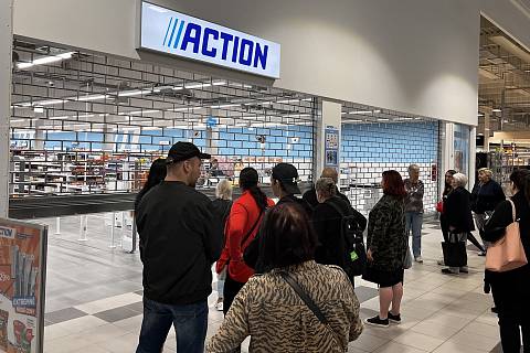 V sobotu 23. září otevřel řetězec Action svou první prodejnu ve Zlíně. Nachází se v budově supermarketu Albert v Prštném
