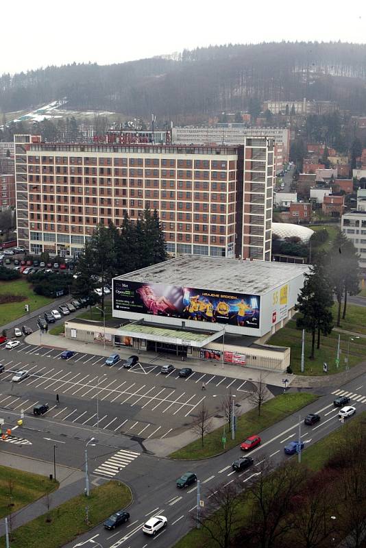 Velké kino ve Zlíně. Uzavření z důvodů havarijního stavu.