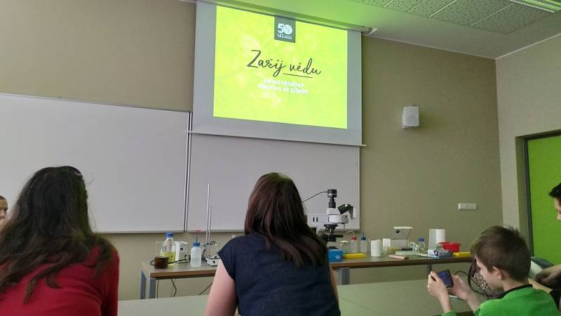 První vědecký festival ve Zlíně. Zažij vědu. 50 let fakulty technologické. Workshop TOXICKÝ SVĚT