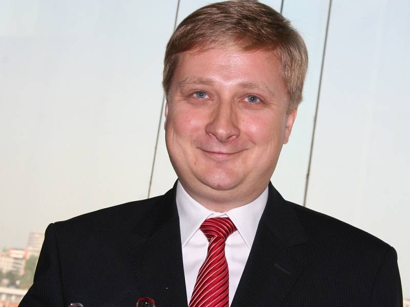 Radomír Lapčík, ředitel Moravského peněžního ústavu. 