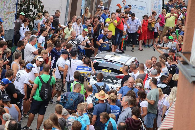 Start Barum Czech Rally Zlín 2018