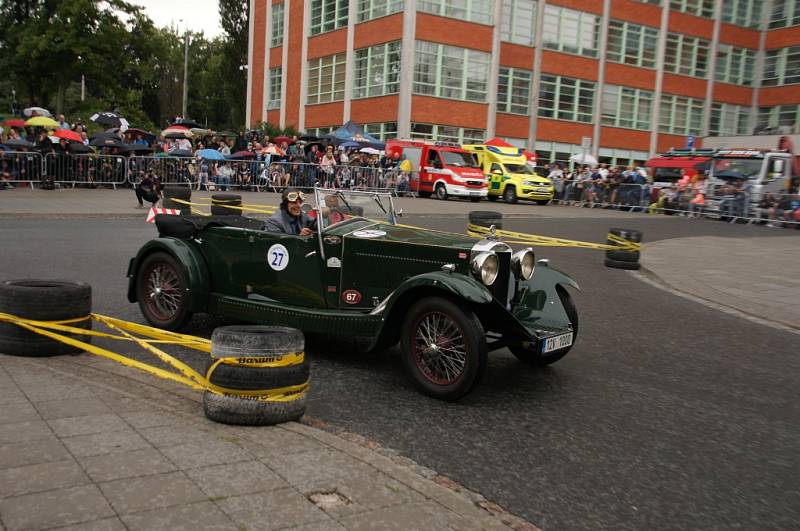 Start 49. ročník Barum Czech Rally. Bugatti