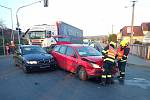 Nehoda dvou aut v Želechovicích nad Dřevnicí - 30. dubna 2021
