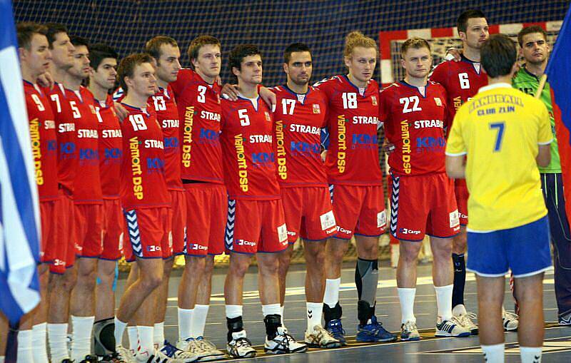 Česká házenkářská reprezentace mužů vstoupila ve zlínské sportovní hale do kvalifikace o mistrovství evropy vítězně.