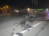 Vážná dopravní nehoda v Napajedlech.