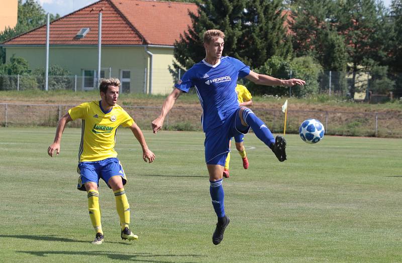 Fotbalisté Zlína B v úvodním zápase třetí ligy prohráli na hřišti Uničova 2:4. Foto: pro Deník/Jan Zahnaš