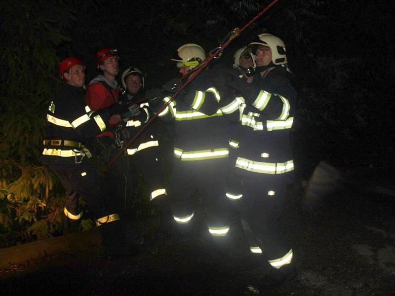 Následky bouřky, která prohnala Zlínským krajem v noci z 15. na 16 srpna