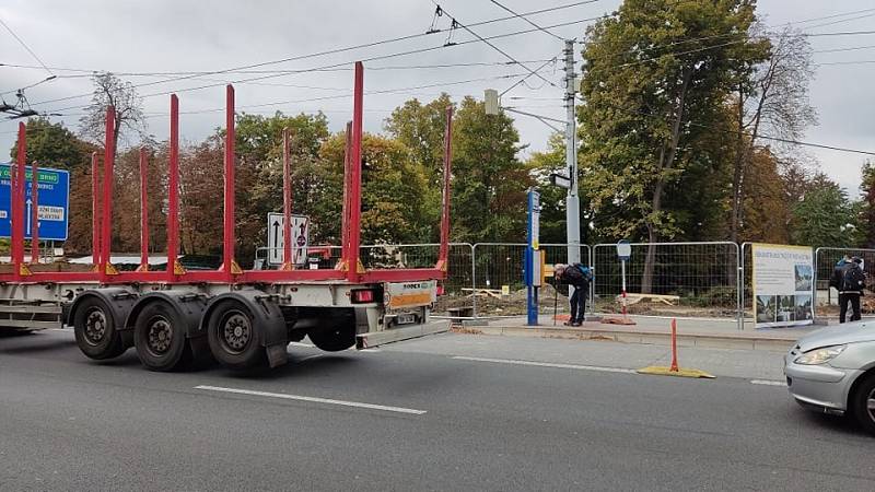 Rekonstrukce tržiště "Pod Kaštany" přesune dočasně zastávku Náměstí míru