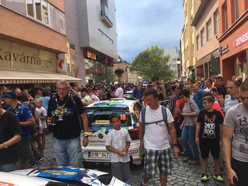 Start 49. ročník Barum Czech Rally.