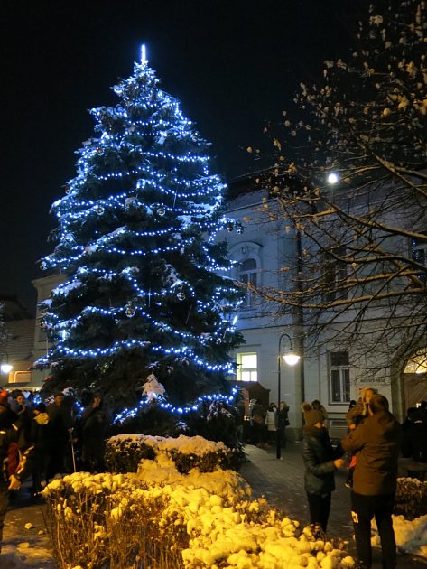 Vánoční strom Valašské Klobouky