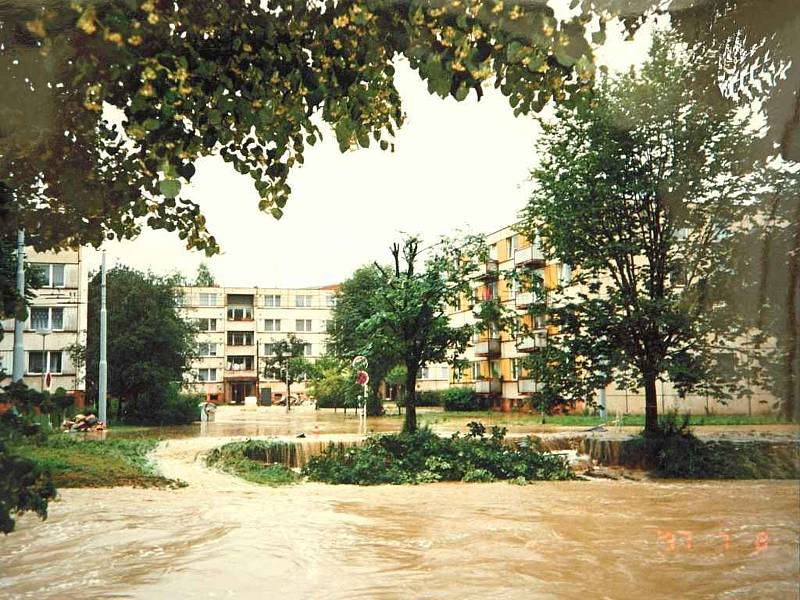 Povodně 1997 na Zlínsku.