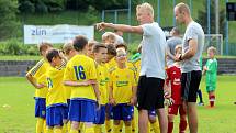 Fotbal McDonlads Cup. Krajské kolo Vršava Zlín. ZŠ Komenského Zlín (žlutí) - ZŠ Oskol Kroměříž mladší