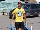 Dvacetiletý Petr Vlček se silovému sportu věnuje už pět let.